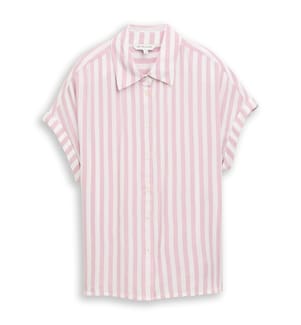 Blouse - Rose et Blanc