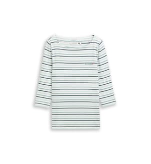 Maglietta a maniche lunghe - Righe multicolori Blue Haze