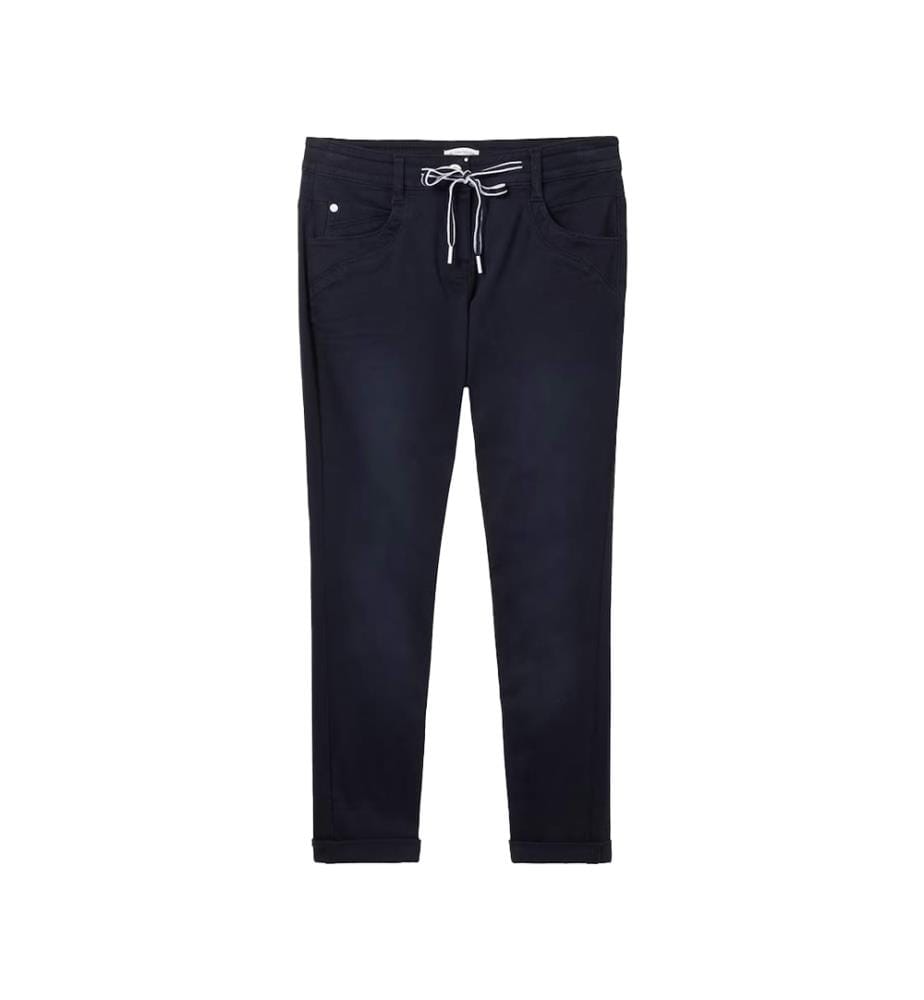 Relaxed-Fit Tapered Pants - Black