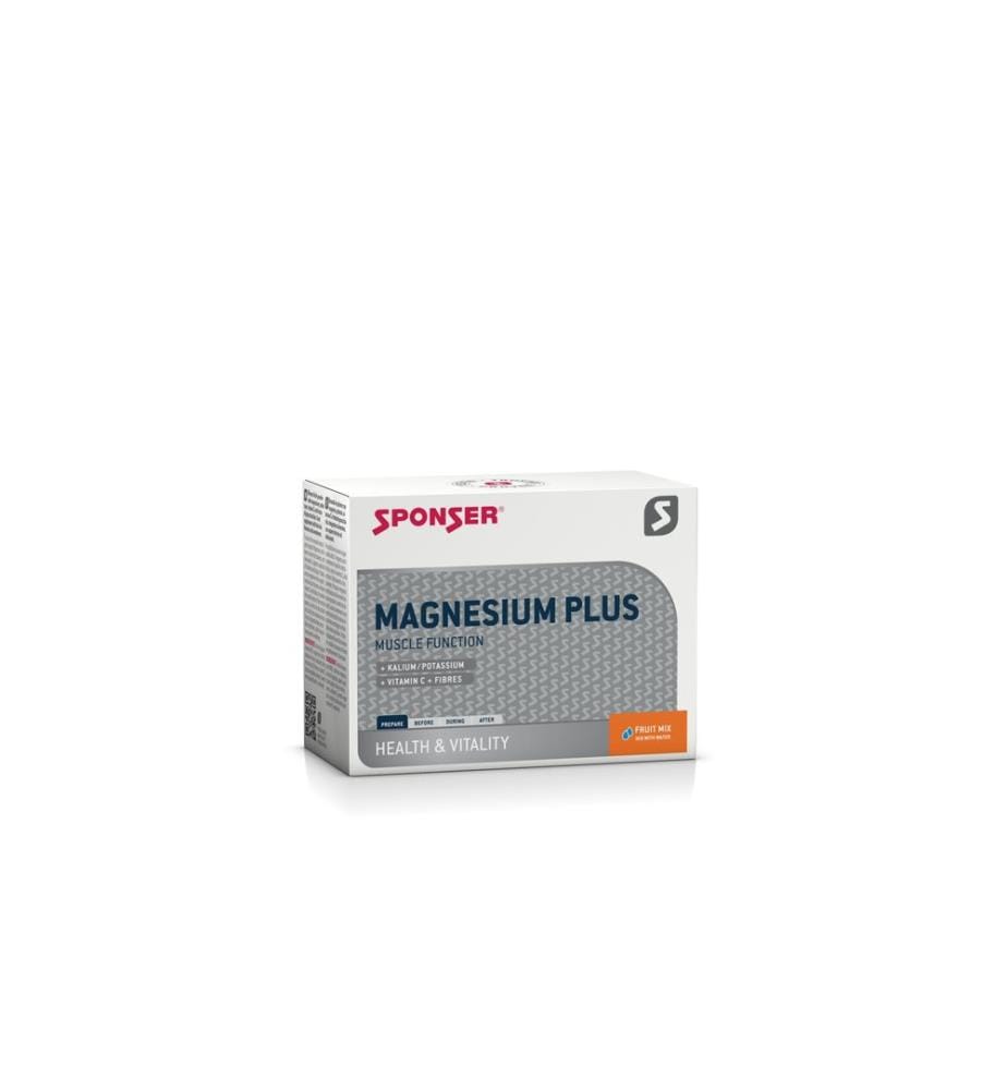Sponser Poudre Magnesium Plus Mélange de fruits 6.5 g