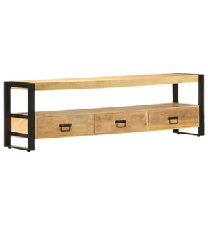 TV-Schrank 150 x 30 x 45 cm Massivholz Mango