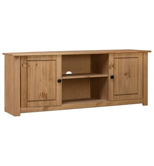 TV-Schrank 120 x 40 x 50 cm Massivholz Panama-Kiefer