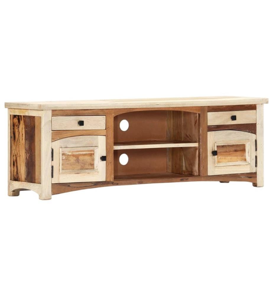 TV-Schrank 120x30x40 cm Altholz Massiv