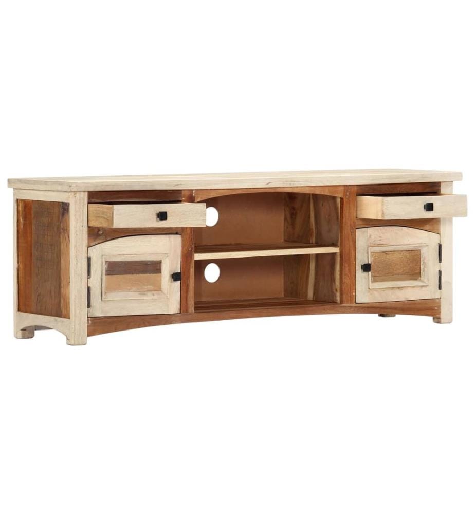 TV-Schrank 120x30x40 cm Altholz Massiv