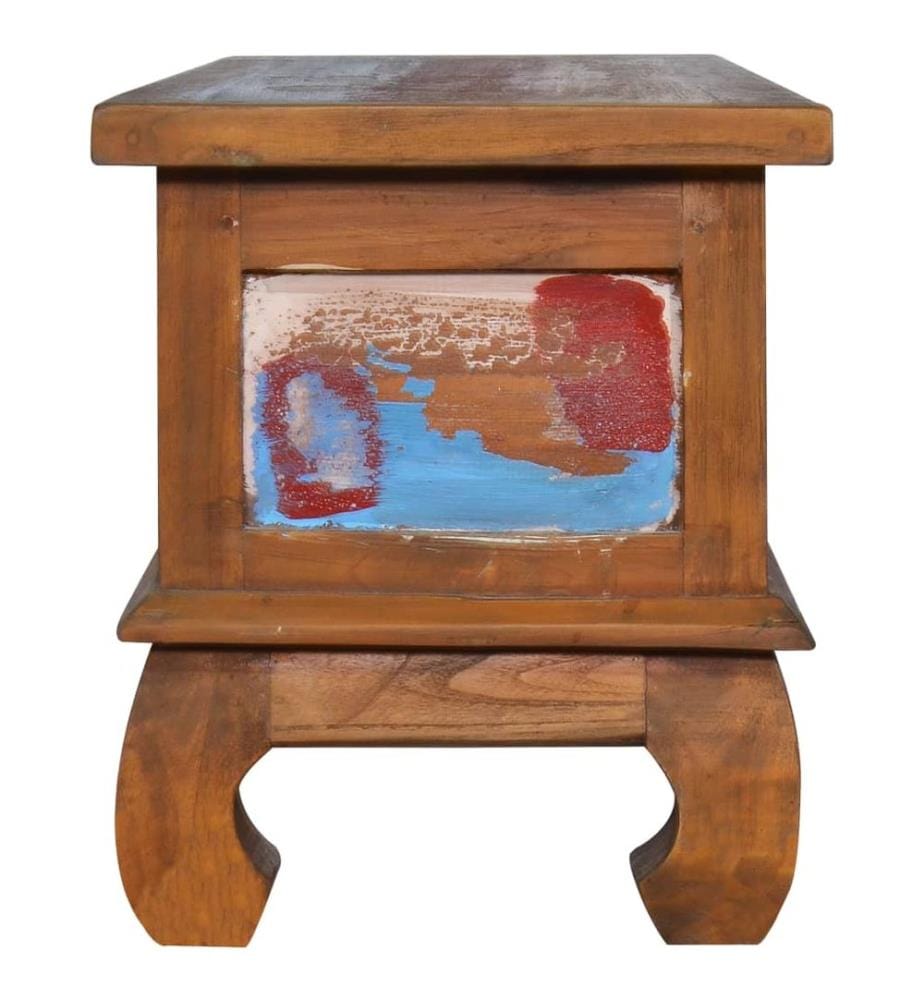 TV-Schrank 110x35x40 cm Teak Altholz