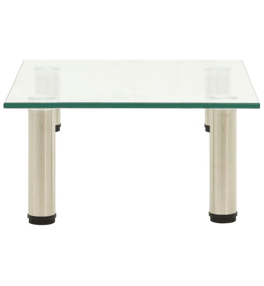 TV-Tisch 40x35x17 cm Transparentes Hartglas