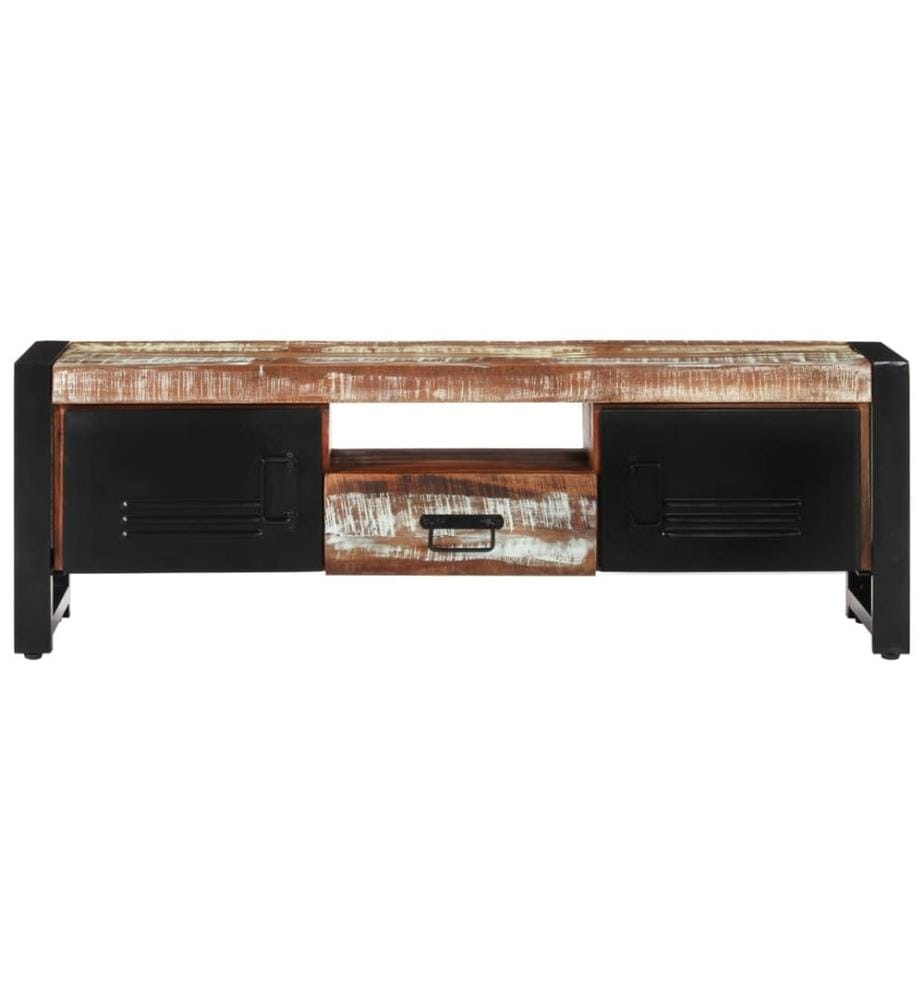 TV-Schrank 120x30x40 cm Altholz Massiv