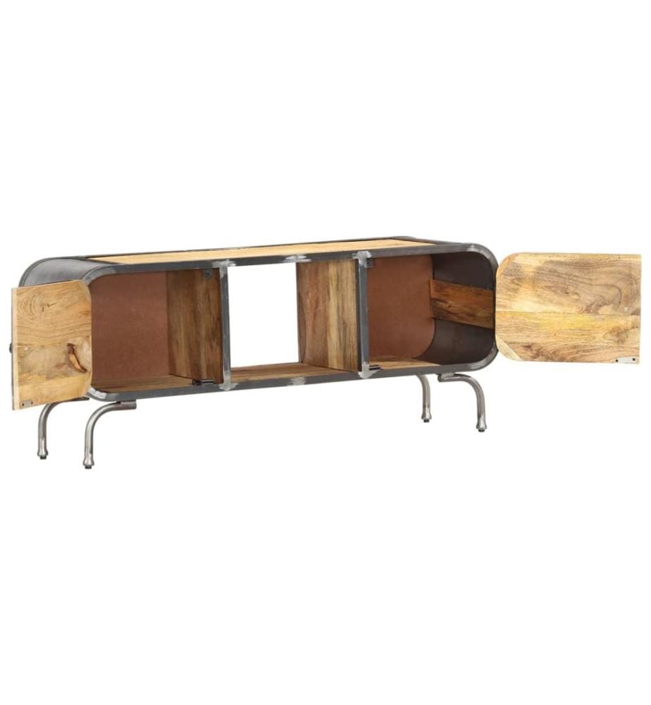 TV-Schrank 110x30x42 cm Massivholz Mango