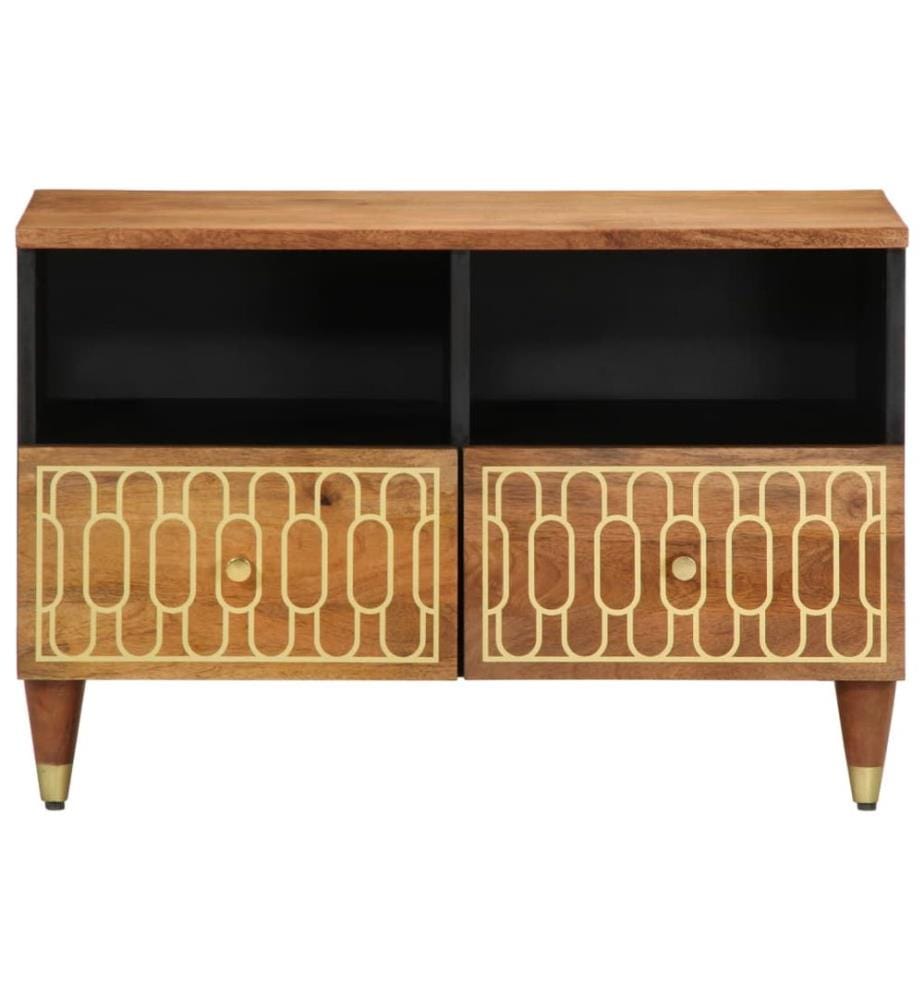 TV-Schrank 70x33x46 cm Massivholz Mango