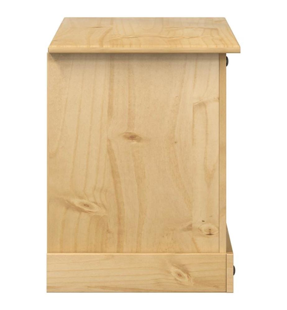 Meuble TV Corona 100x45x58 cm bois de pin massif