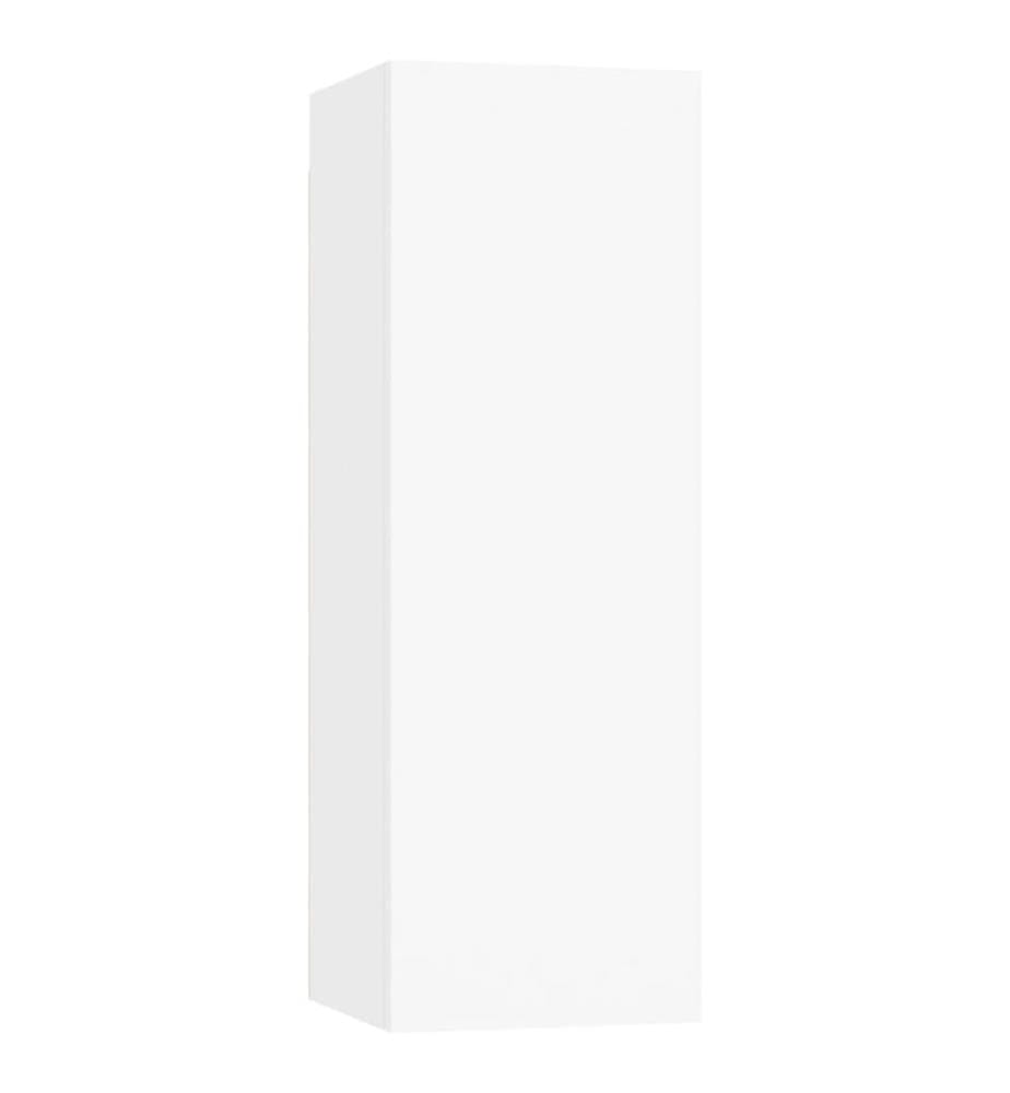 Meuble TV Blanc 30,5x30x90 cm Bois d'ingénierie