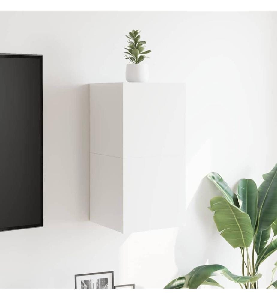 Meubles TV muraux 2 pcs Blanc 30,5x30x30 cm