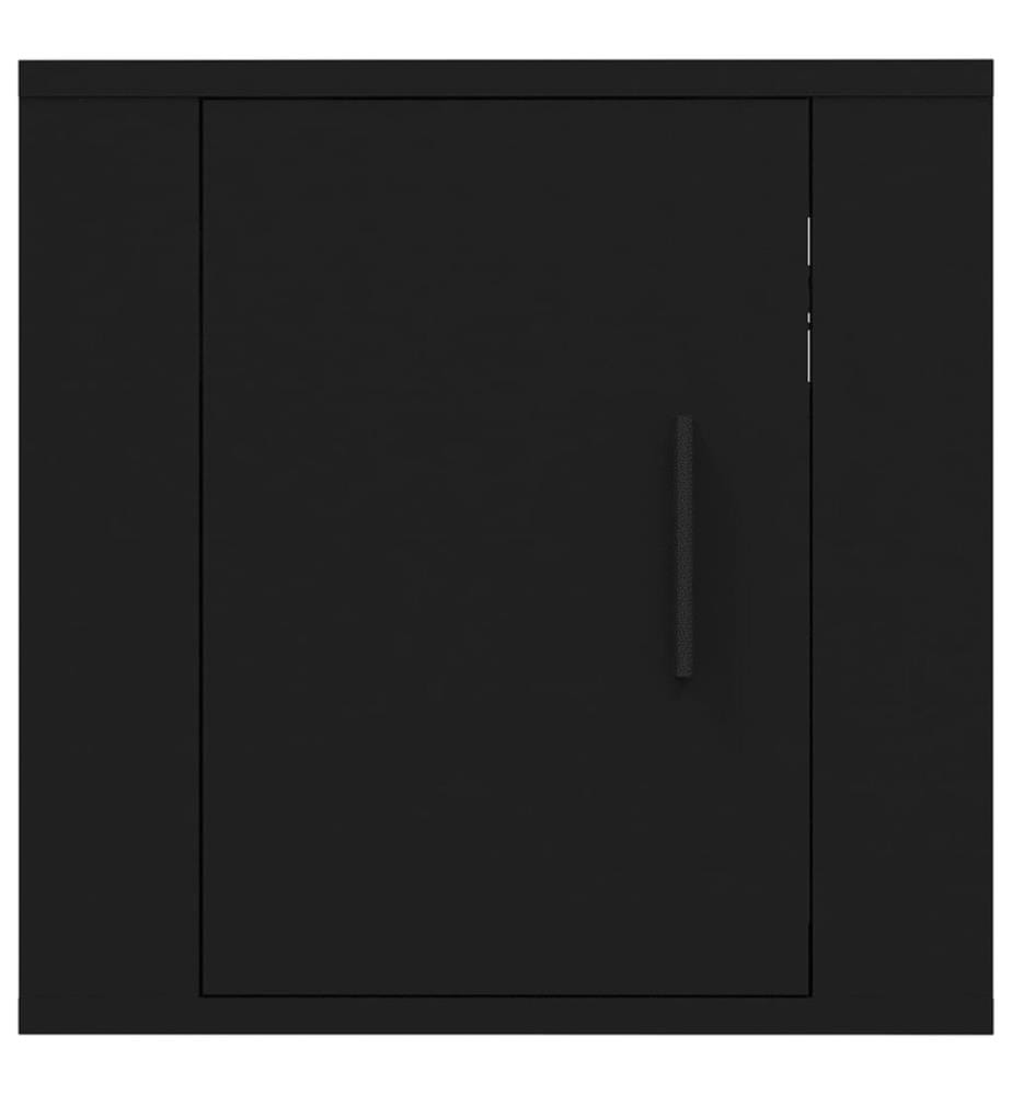 Meuble TV mural Noir 40x34,5x40 cm