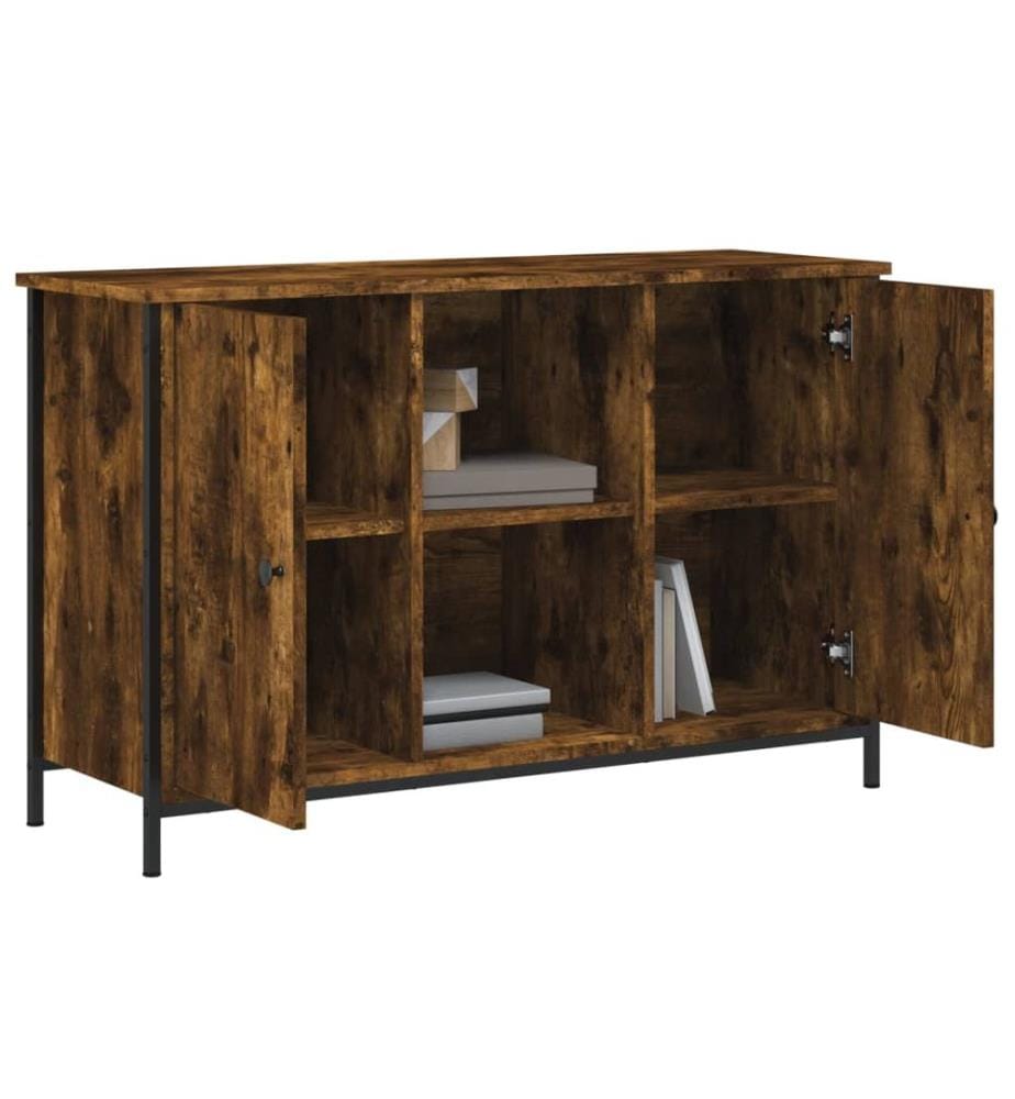 TV-Schrank Räuchereiche 100x35x65 cm Holzwerkstoff