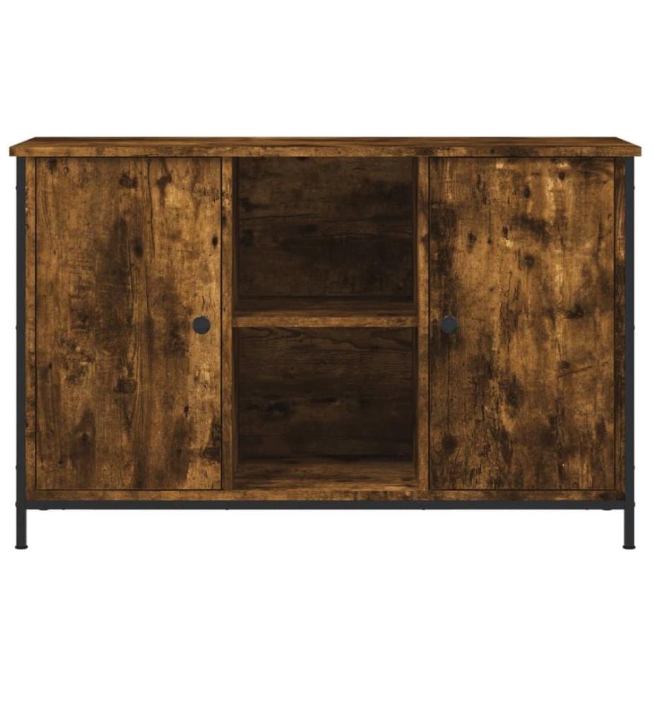 TV-Schrank Räuchereiche 100x35x65 cm Holzwerkstoff