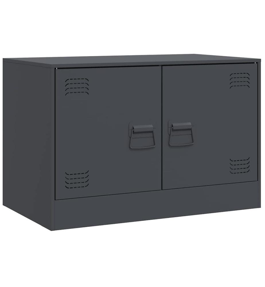 Meubles TV 2 pcs anthracite 67x39x44 cm acier