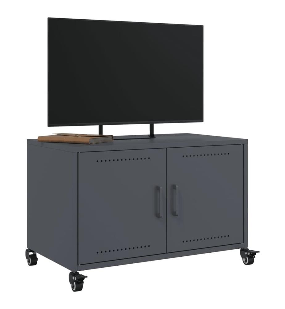 TV-Schrank Anthrazit 68x39x43,5 cm Stahl
