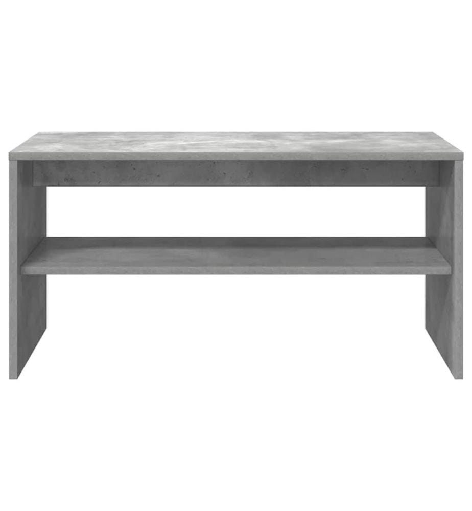 Meuble TV Gris cement 80 x 40 x 40 cm Aggloméré