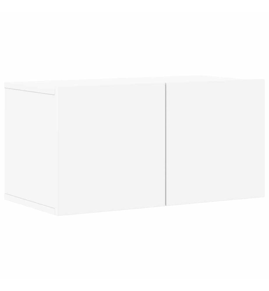 Ensemble de meubles TV 8 pcs Blanc Bois d'ingénierie