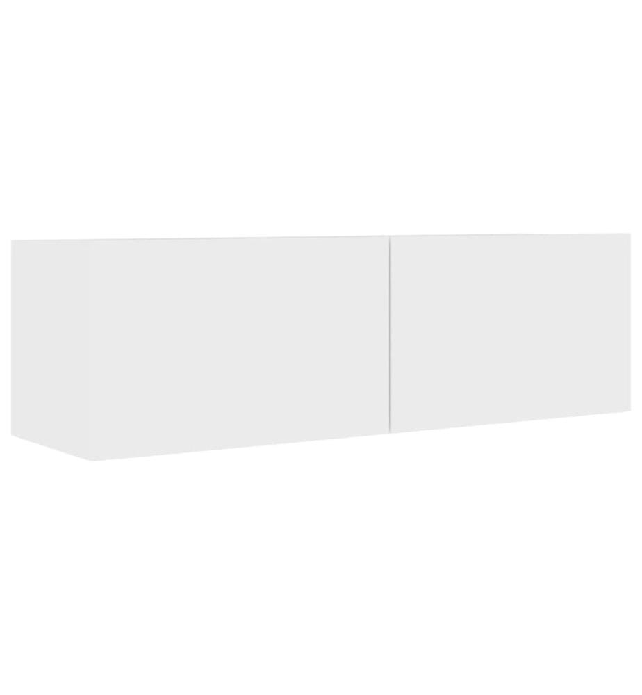 Ensemble de meubles TV 6 pcs Blanc Bois d'ingénierie