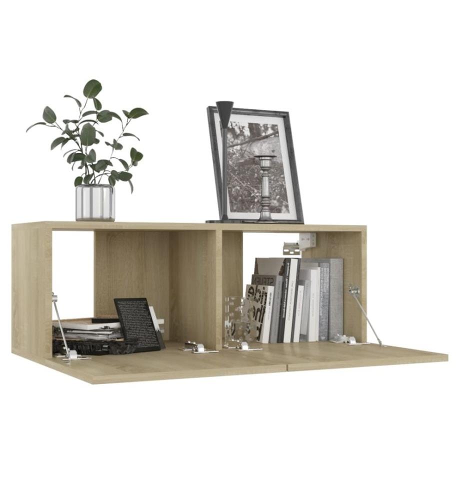 8-tlg. TV-Schrank-Set Sonoma-Eiche Holzwerkstoff