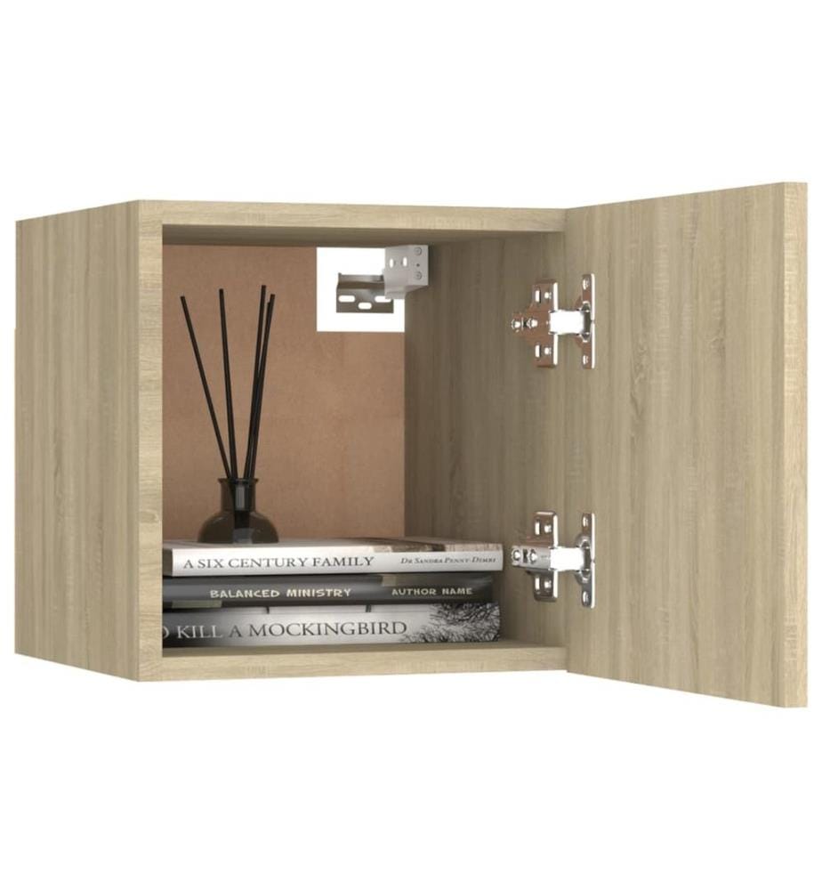 8-tlg. TV-Schrank-Set Sonoma-Eiche Holzwerkstoff