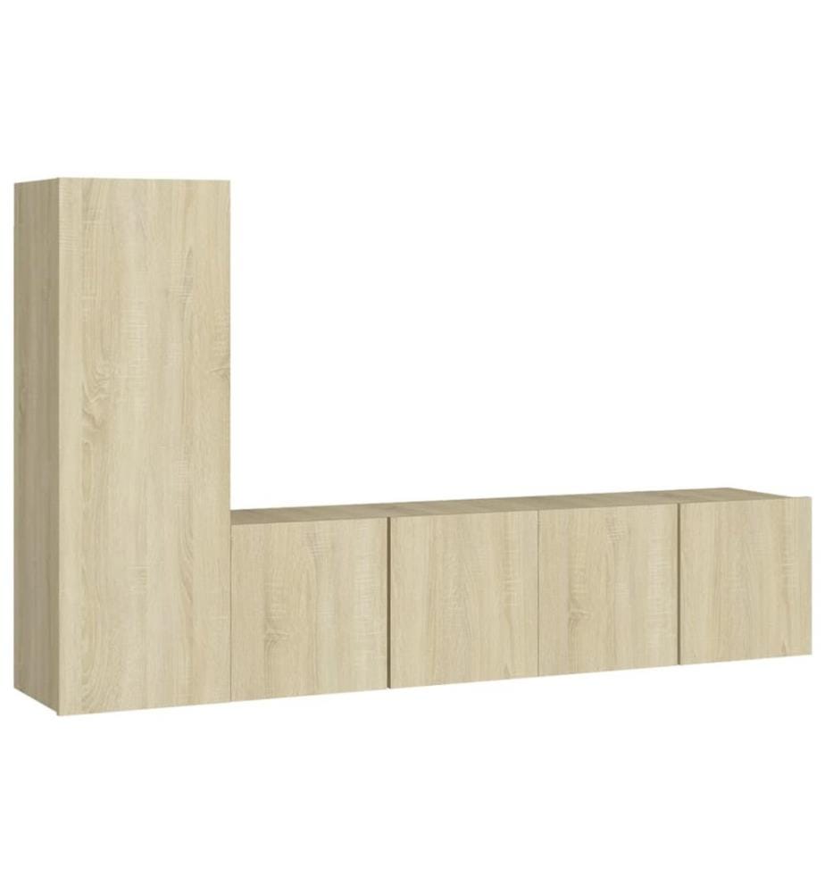 Ensemble de meubles TV 3 pcs Chêne sonoma Bois d'ingénierie