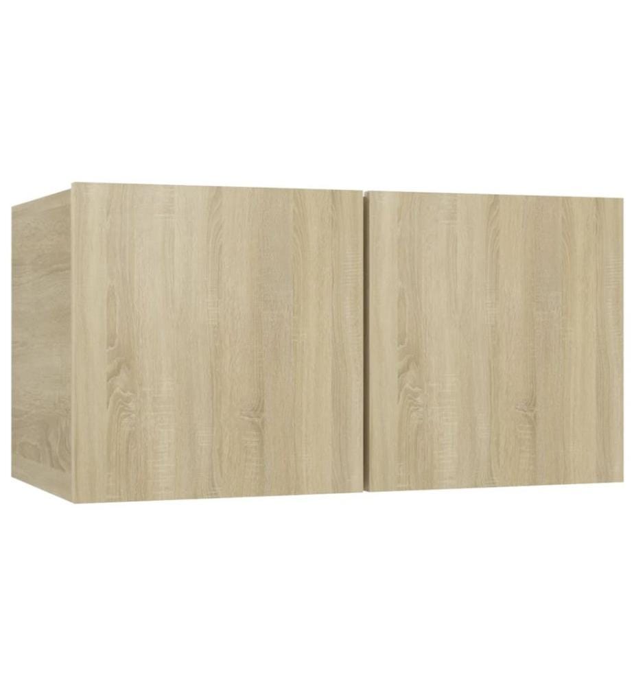 Ensemble de meuble TV 7 pcs Chêne sonoma Bois d'ingénierie