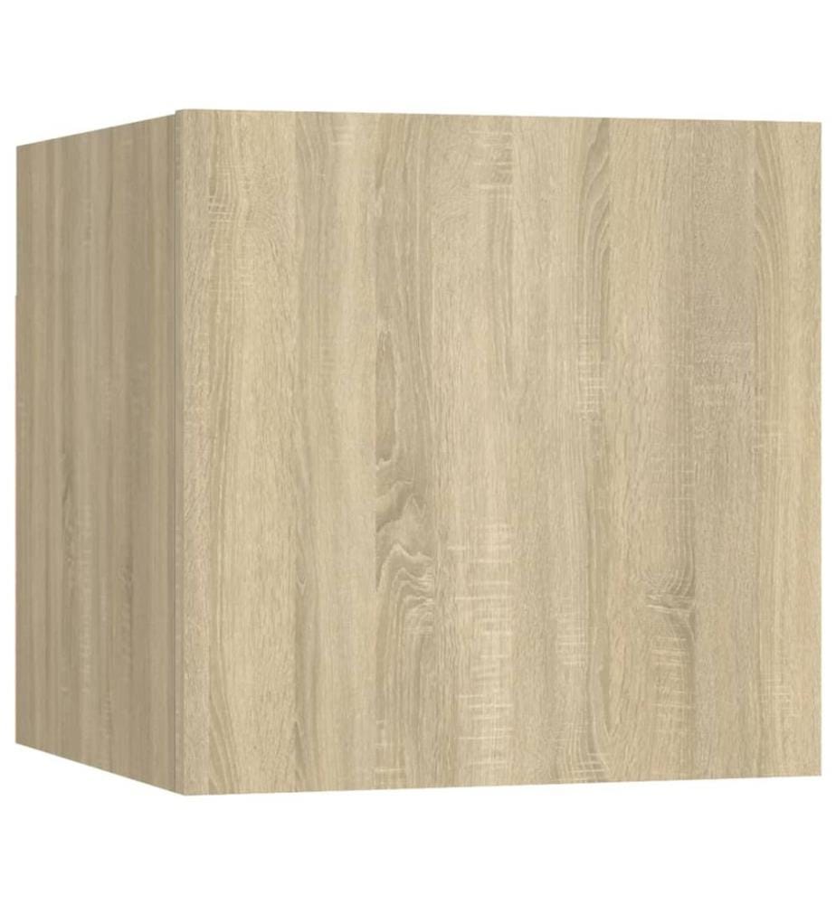 Ensemble de meubles TV 4 pcs Chêne sonoma Bois d'ingénierie