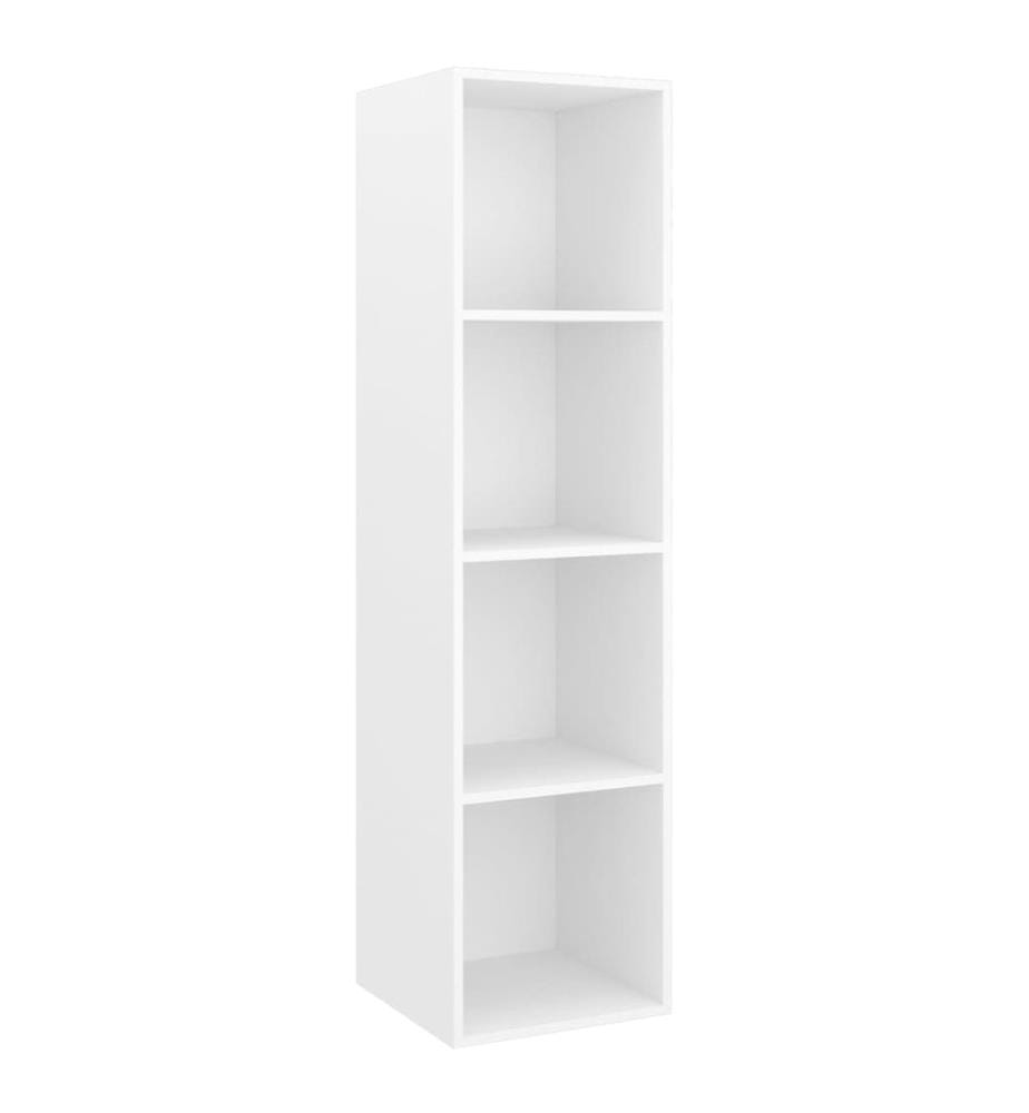 Ensemble de meuble TV 3 pcs Blanc Bois d'ingénierie