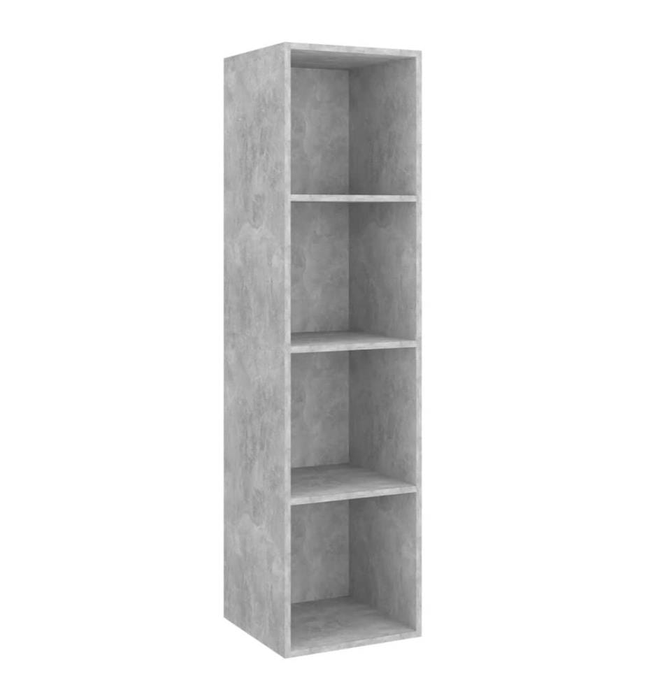 Ensemble de meuble TV 3 pcs Gris béton Bois d'ingénierie