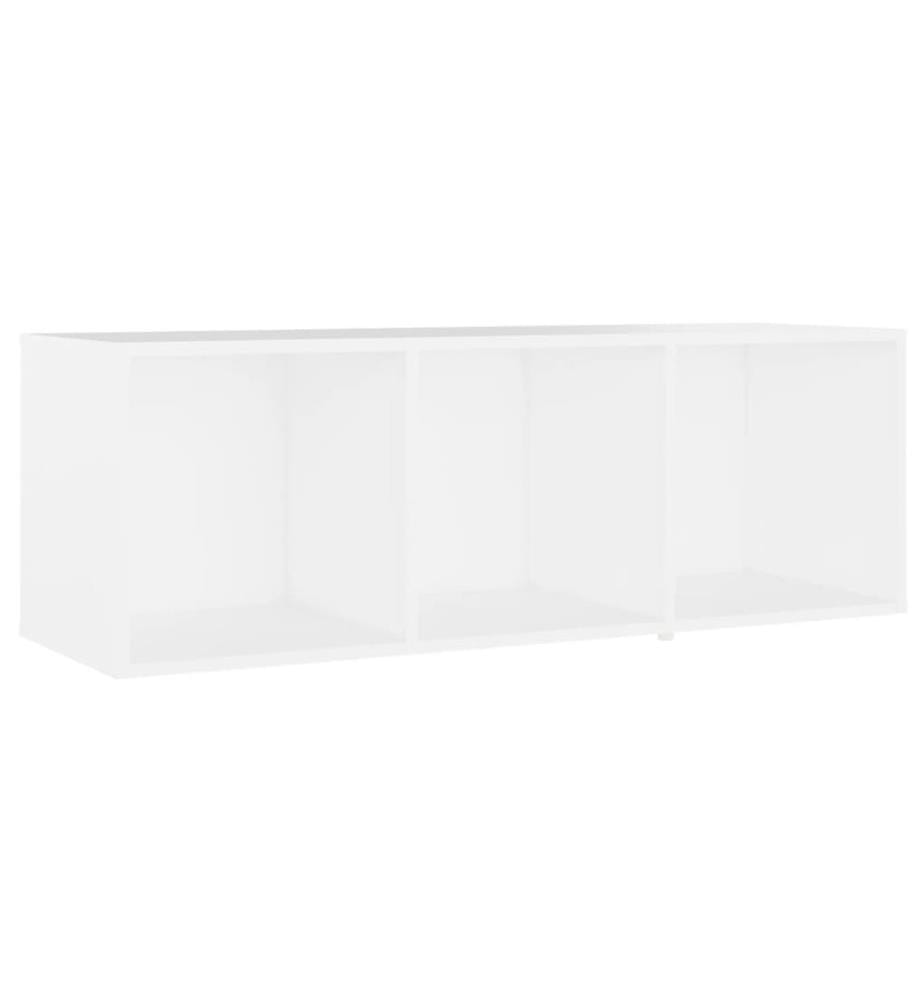 Meubles TV 2 pcs Blanc 107x35x37 cm Bois d'ingénierie