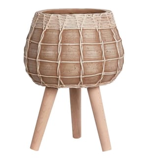 Vaso per piante rialzato DARMERA 30 cm Marrone chiaro