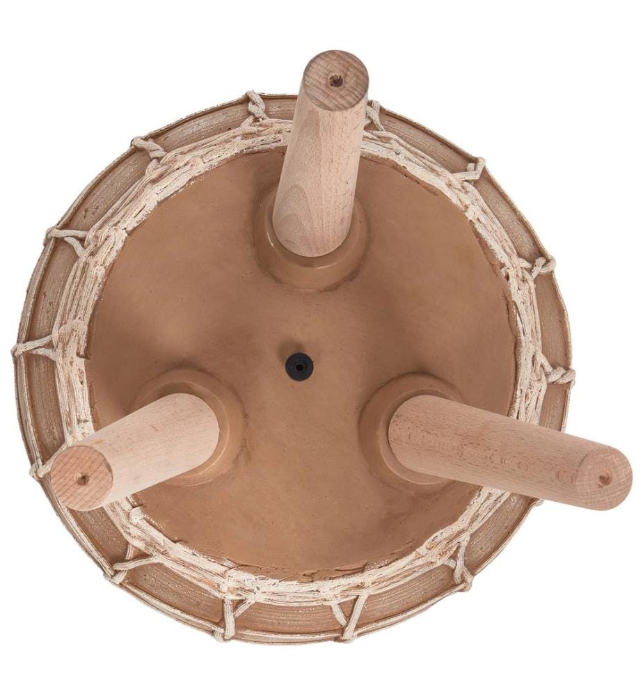 Cache-pot sur pied DARMERA 30 cm Marron clair