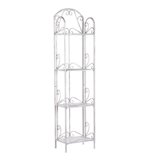 Shelving Unit VALDIVIA Metal 40 cm 27 cm White