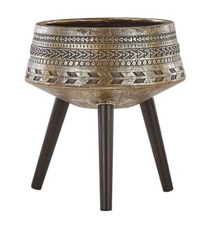 Vaso per piante rialzato VARDIANI 50 cm Oro