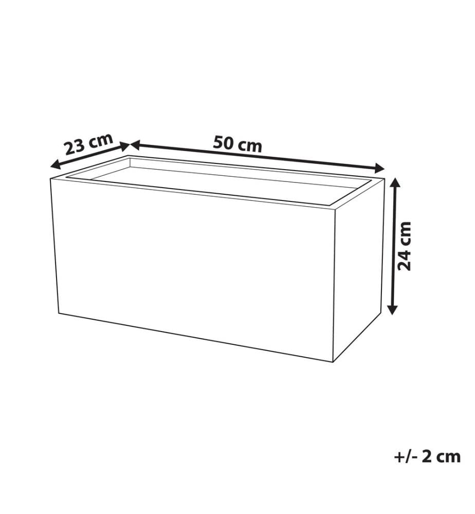 Cache-pot MYRA 50 cm Noir