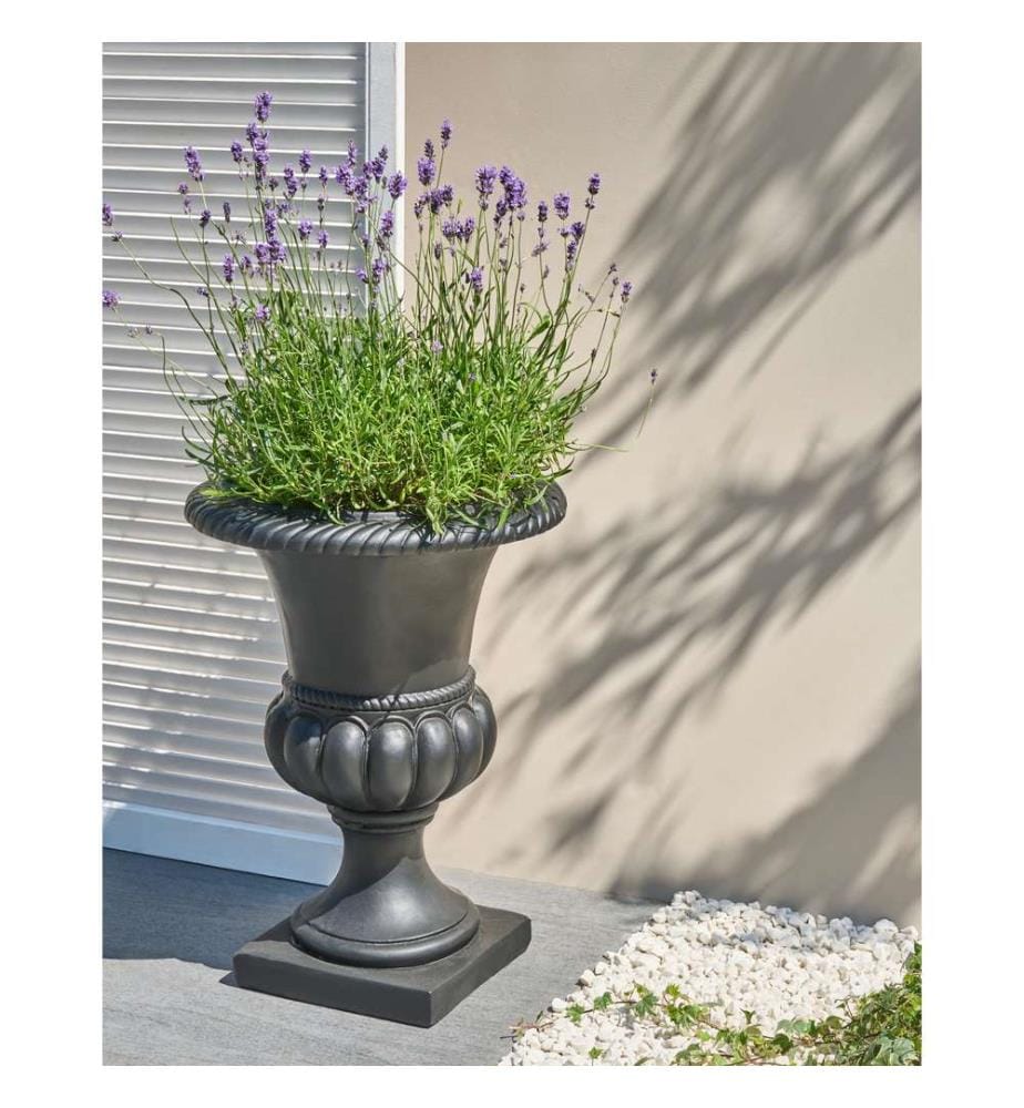 Blumenkübel KAIR Keramik 42 cm Graphitgrau