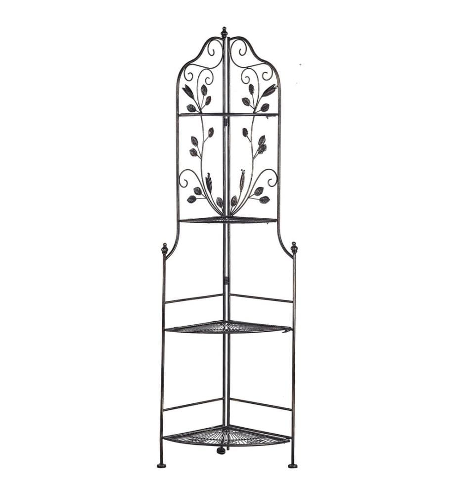 Étagère d'angle SIDERNO Métal 35 cm 35 cm Noir