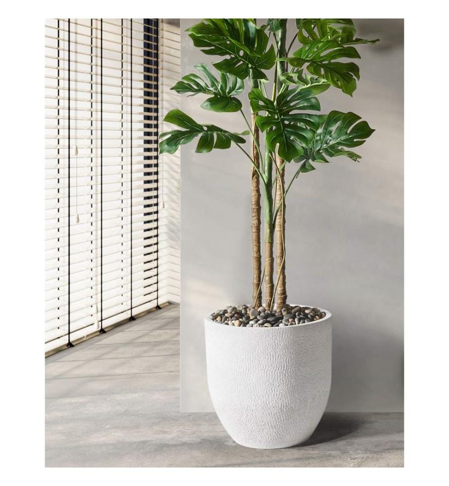 Cache-pot KANNIA 46 cm Blanc