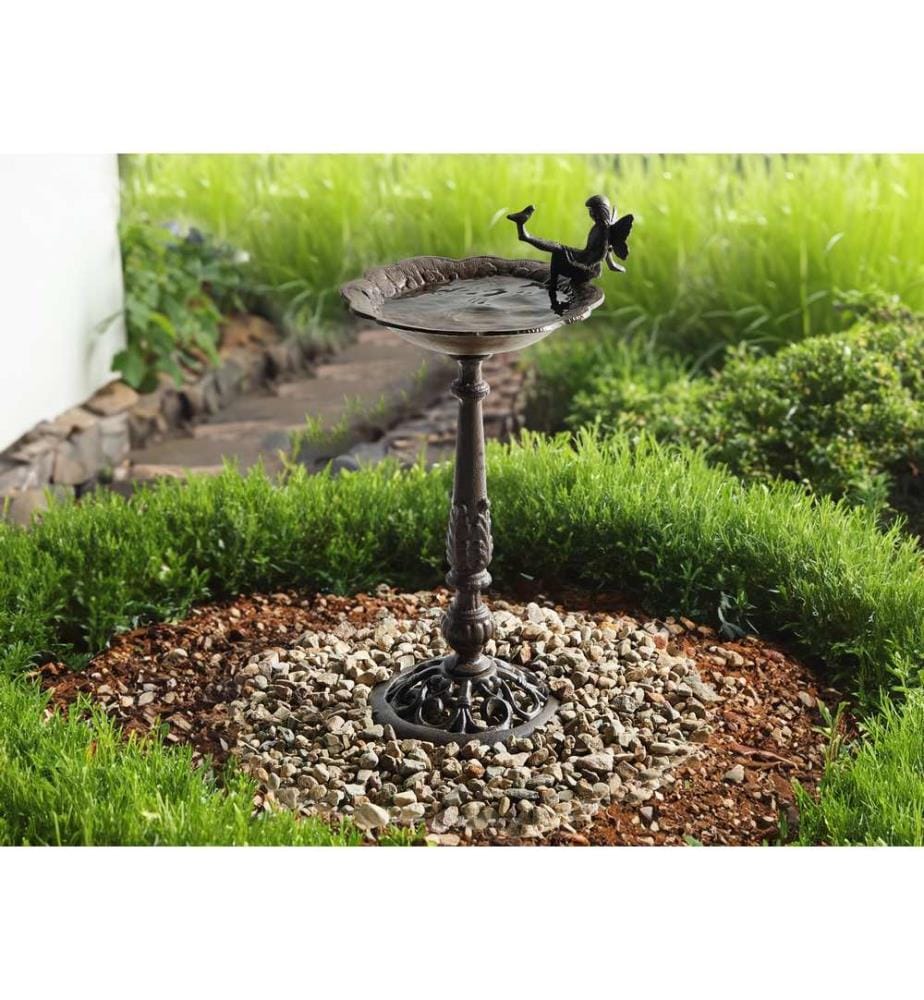 Vogelbrunnen LARK Braun