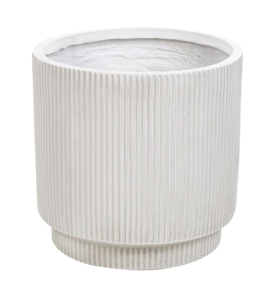 Cache-pot DARIA 37 cm Blanc cassé