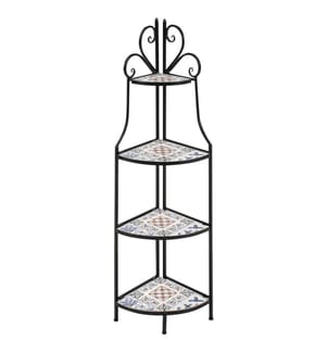 Shelving Unit FAVARA Metal 43 cm 32 cm Black