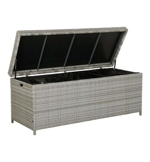 Coffre de rangement MODENA 158 cm 63 cm Gris