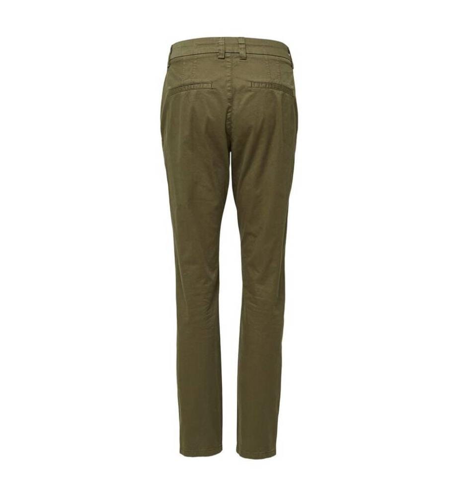 Slim Fit Hose - Dunkelgrün