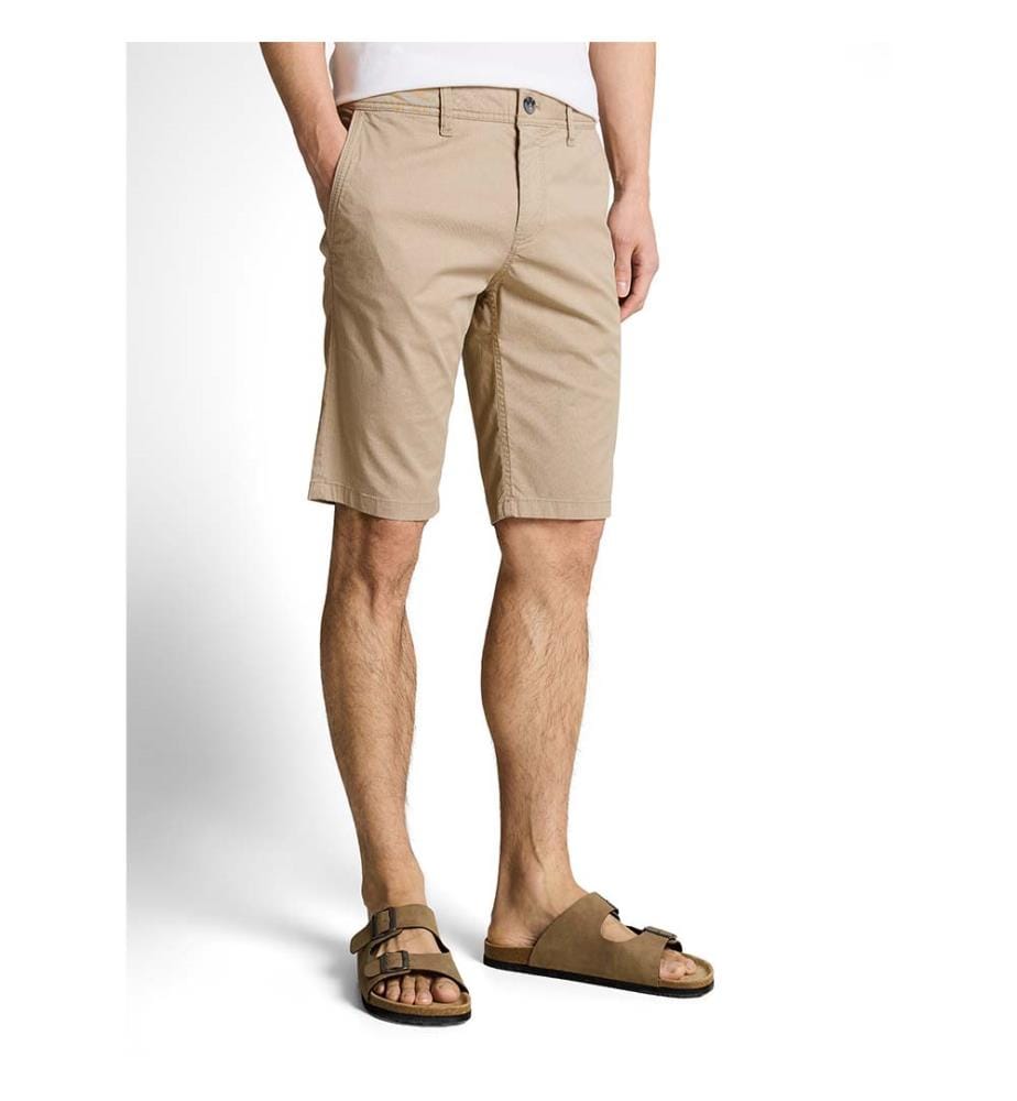 Ttslim Shino Shorts - Beige Mini Geometric Print