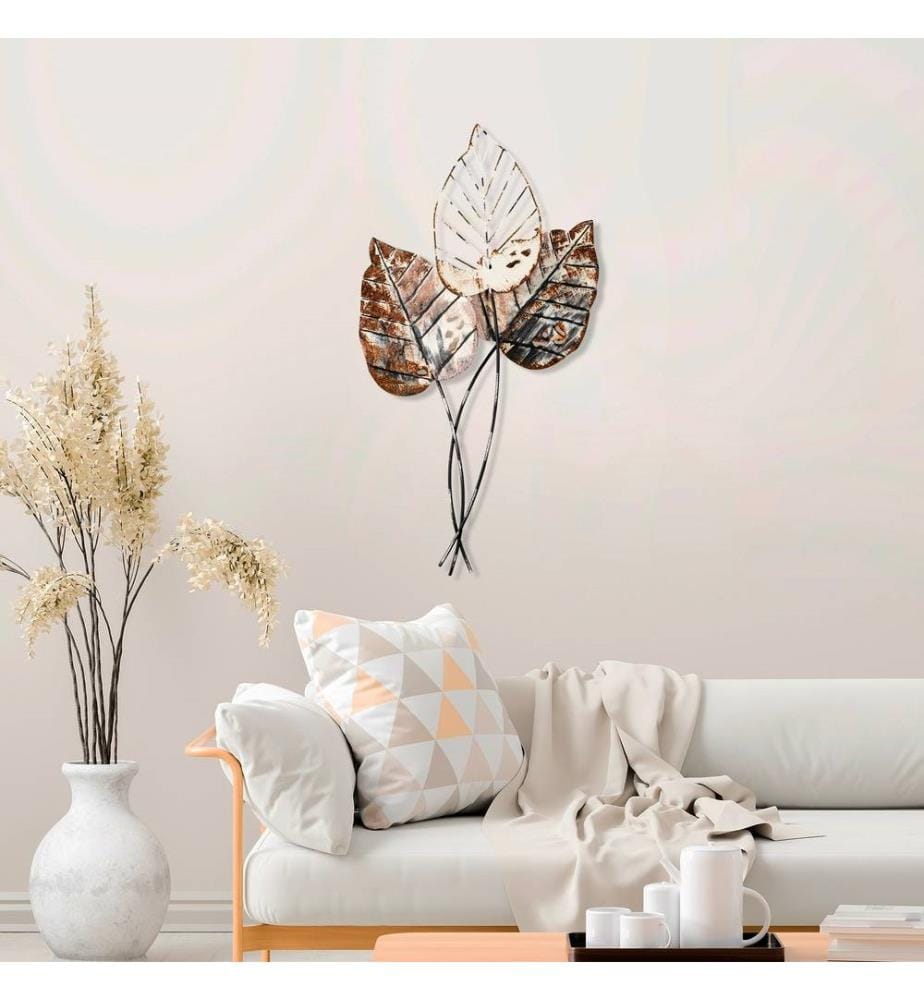 Wallxpert Decorative Metal Wall Accessory, Brown… | DeinDeal