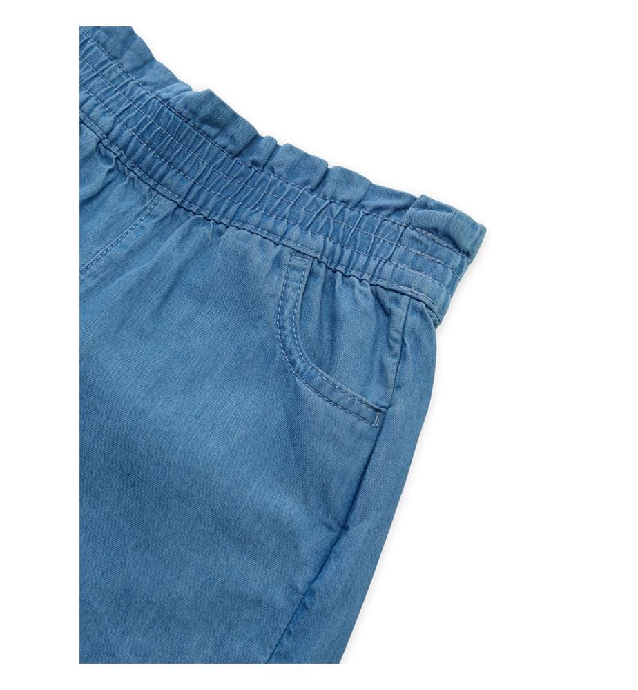 Jeansshorts - Denim mittelblau