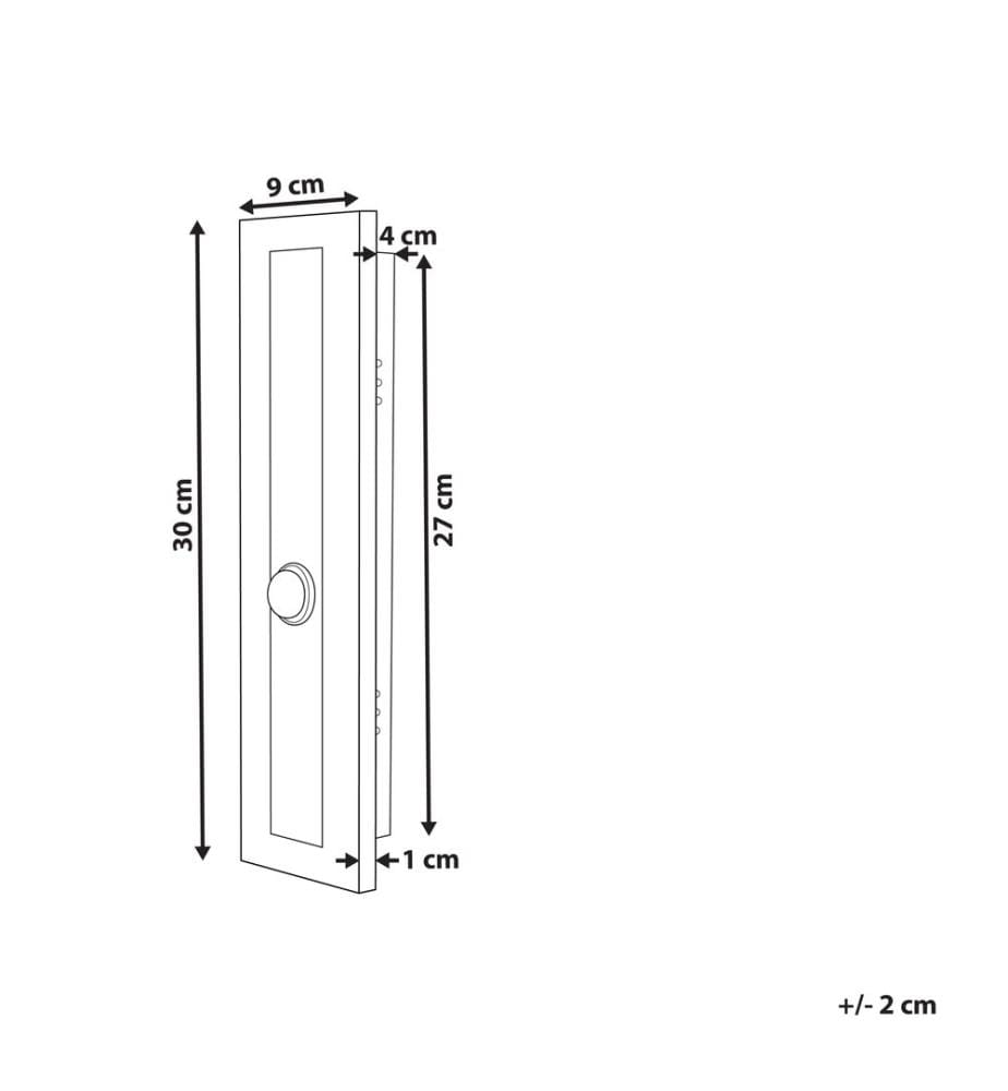 Applique a LED per esterni ROSALIE Oro