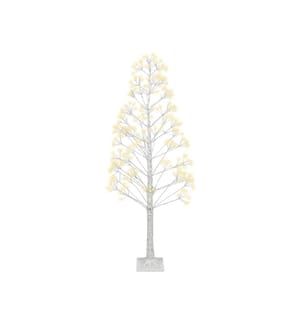 Decorazione per esterni LED ALBIONI Albero 180 cm Bianco